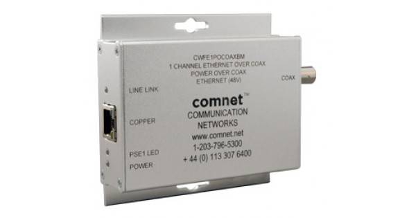 Медиаконвертер ComNet CWFE1POCOAX(B)M | Купить в Netstore.su