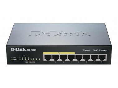 Коммутатор D-Link DGS-1008P