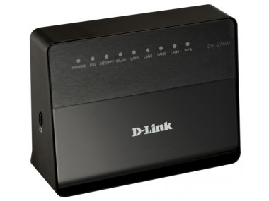 Маршрутизатор D-Link DSL-2740U/RA/U1A