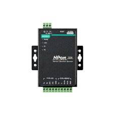 Сервер NPort 5230-T 1 Port RS-422/485,1 port RS-232, t:-40/+70, без адаптера питания от производителя Moxa