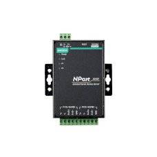 Сервер NPort 5232I-T 2 port RS-422/485,10/100 Ethernt,Isolation,t:-40/+70, без адаптера питания от производителя Moxa