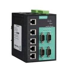 Асинхронный сервер NPort S8455I-T 4 RS-232/422/485 ports, 5 10/100M Ethernet ports, 2KV Isolation Protection, 12-48 VDC, t: -40/75